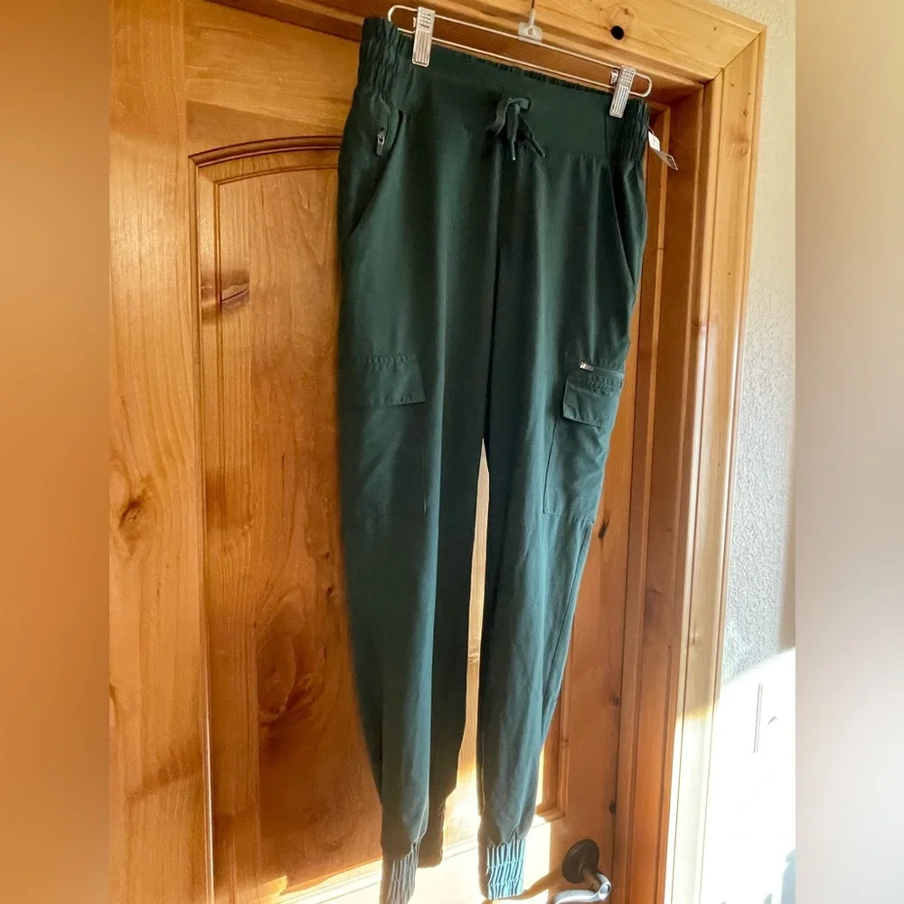 All in Motion Woven Cargo Pants - Greenish Blue-Size XS - Picture 3 of 6